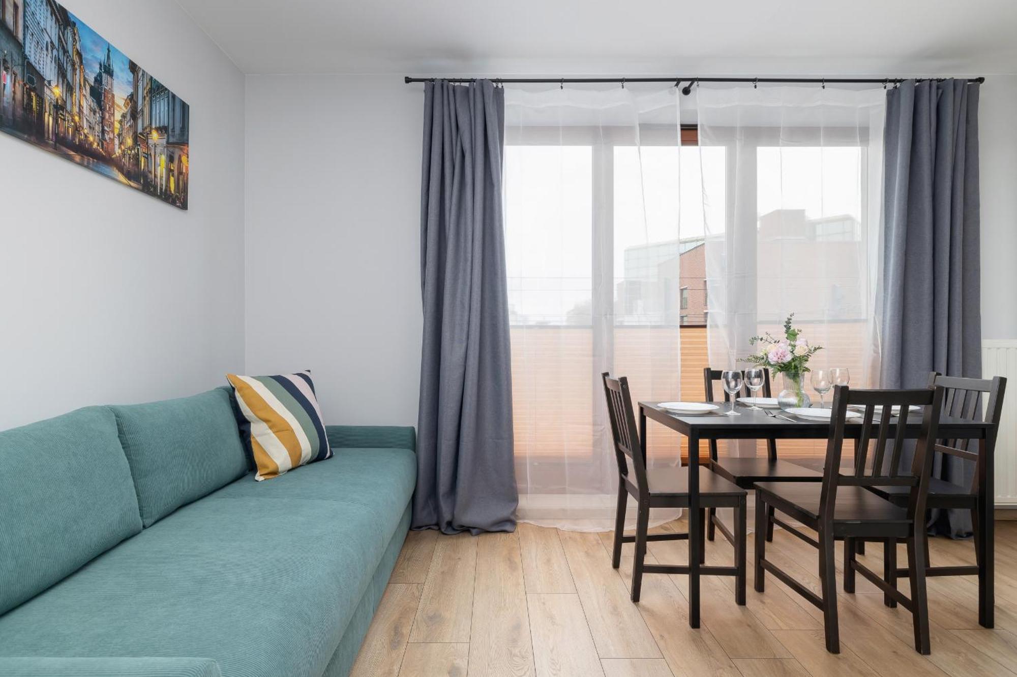 Stylish Apartment With Balcony & Parking Cracow By Noclegi Renters 克拉科夫 外观 照片